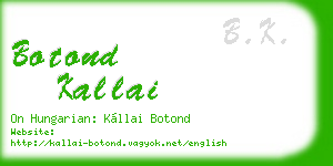 botond kallai business card